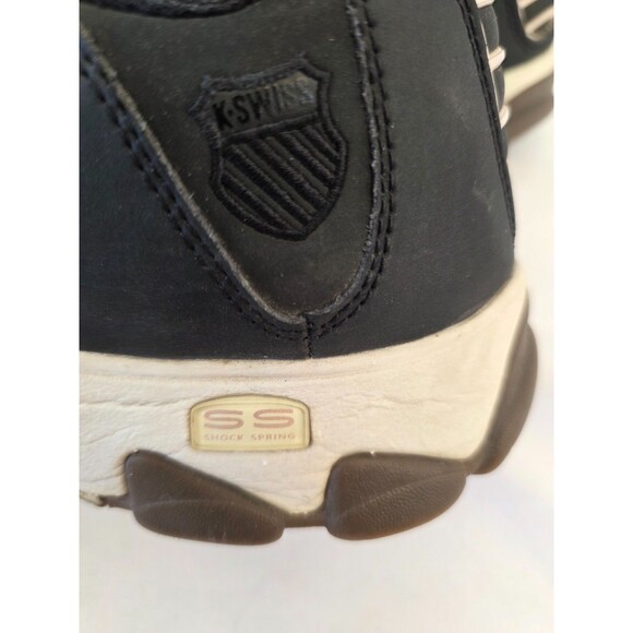 EXTRA WIDE Man K-Swiss ST329 CMF Training 03426-019 Black/White Size 10 - Picture 5 of 9